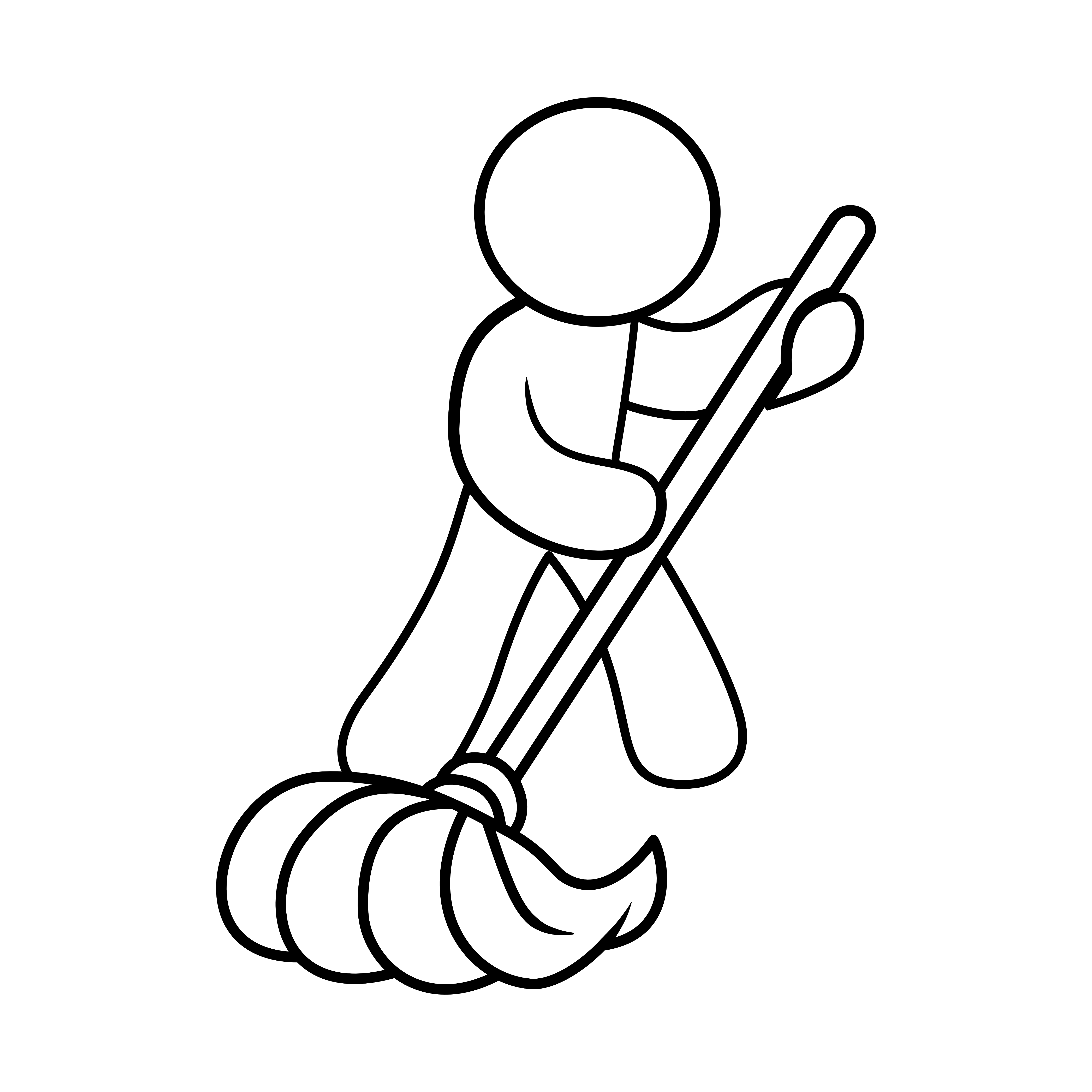Honest Clean logo in white